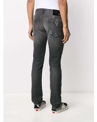 Jean skinny déchiré gris foncé Just Cavalli