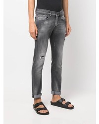 Jean skinny déchiré gris foncé Dondup