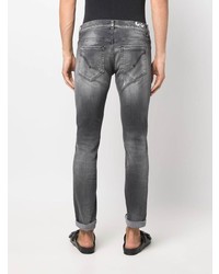 Jean skinny déchiré gris foncé Dondup