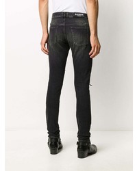 Jean skinny déchiré gris foncé Balmain