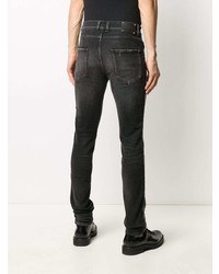 Jean skinny déchiré gris foncé Les Hommes