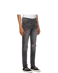 Jean skinny déchiré gris foncé Amiri