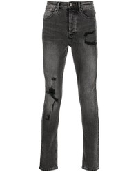 Jean skinny déchiré gris foncé Ksubi