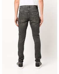 Jean skinny déchiré gris foncé purple brand