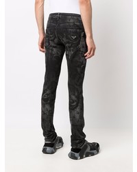 Jean skinny déchiré gris foncé Philipp Plein