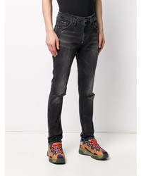 Jean skinny déchiré gris foncé Philipp Plein