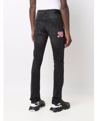 Jean skinny déchiré gris foncé Philipp Plein