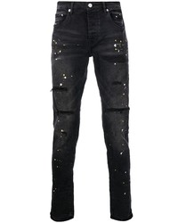 Jean skinny déchiré gris foncé purple brand