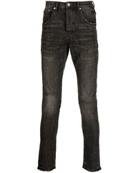 Jean skinny déchiré gris foncé purple brand