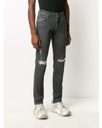 Jean skinny déchiré gris foncé Dolce & Gabbana