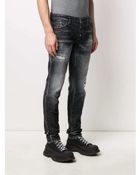 Jean skinny déchiré gris foncé DSQUARED2