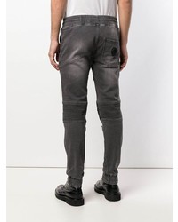 Jean skinny déchiré gris foncé Philipp Plein