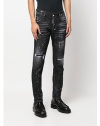 Jean skinny déchiré gris foncé DSQUARED2