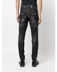 Jean skinny déchiré gris foncé DSQUARED2