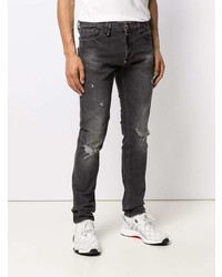 Jean skinny déchiré gris foncé Philipp Plein