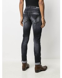 Jean skinny déchiré gris foncé Dondup