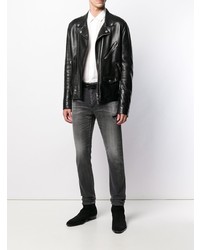 Jean skinny déchiré gris foncé Saint Laurent