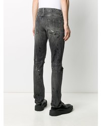 Jean skinny déchiré gris foncé Unravel Project