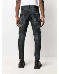 Jean skinny déchiré gris foncé DSQUARED2