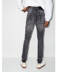 Jean skinny déchiré gris foncé Ksubi