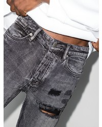 Jean skinny déchiré gris foncé Ksubi