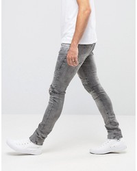 Jean skinny déchiré gris Religion