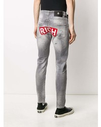 Jean skinny déchiré gris John Richmond