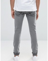 Jean skinny déchiré gris