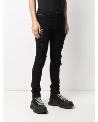 Jean skinny déchiré noir Philipp Plein