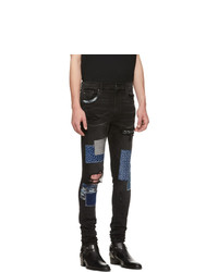 Jean skinny déchiré noir Amiri