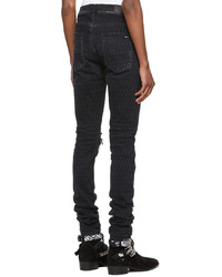 Jean skinny déchiré noir Amiri