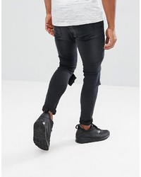 Jean skinny déchiré noir