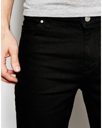 Jean skinny déchiré noir Asos