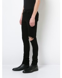 Jean skinny déchiré noir Amiri