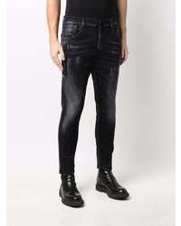 Jean skinny déchiré noir Dondup