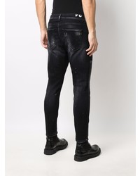 Jean skinny déchiré noir Dondup