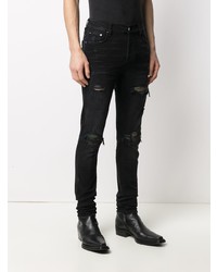 Jean skinny déchiré noir Amiri