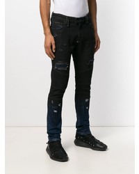 Jean skinny déchiré noir Philipp Plein