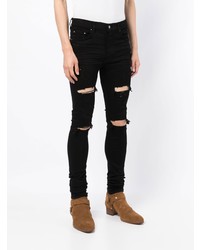 Jean skinny déchiré noir Amiri