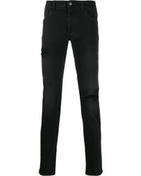 Jean skinny déchiré noir Dolce & Gabbana