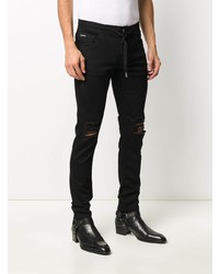 Jean skinny déchiré noir Dolce & Gabbana