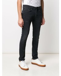 Jean skinny déchiré noir Dondup