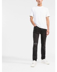 Jean skinny déchiré noir Ksubi