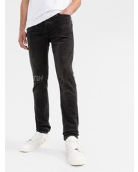 Jean skinny déchiré noir Ksubi