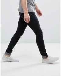 Jean skinny déchiré noir