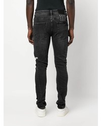 Jean skinny déchiré noir Ksubi