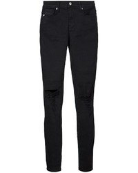 Jean skinny déchiré noir Ksubi