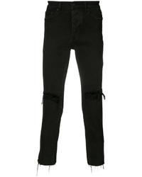 Jean skinny déchiré noir Ksubi