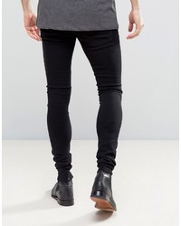 Jean skinny déchiré noir