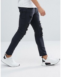 Jean skinny déchiré noir